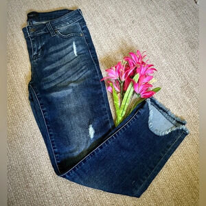 Celebrity Pink Distressed Straight Leg Denim Jean - 1/25